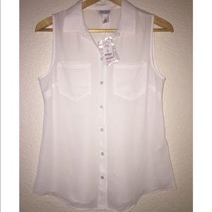 Women’s Sheer Sleeveless Blouse